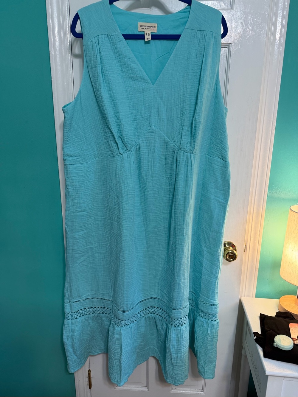 NIB Susan Graver PURE Cotton Gauze Dress, 1XP, $35